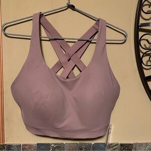 lululemon athletica Energy Mauve Crossback Sports Bralette 36DDD
